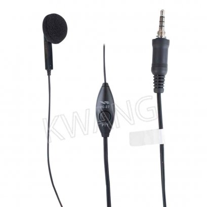 YAESU ไมค์พร้อมหูฟัง ใช้สำหรับวิทยุสื่อสาร VX-7 สีดำ